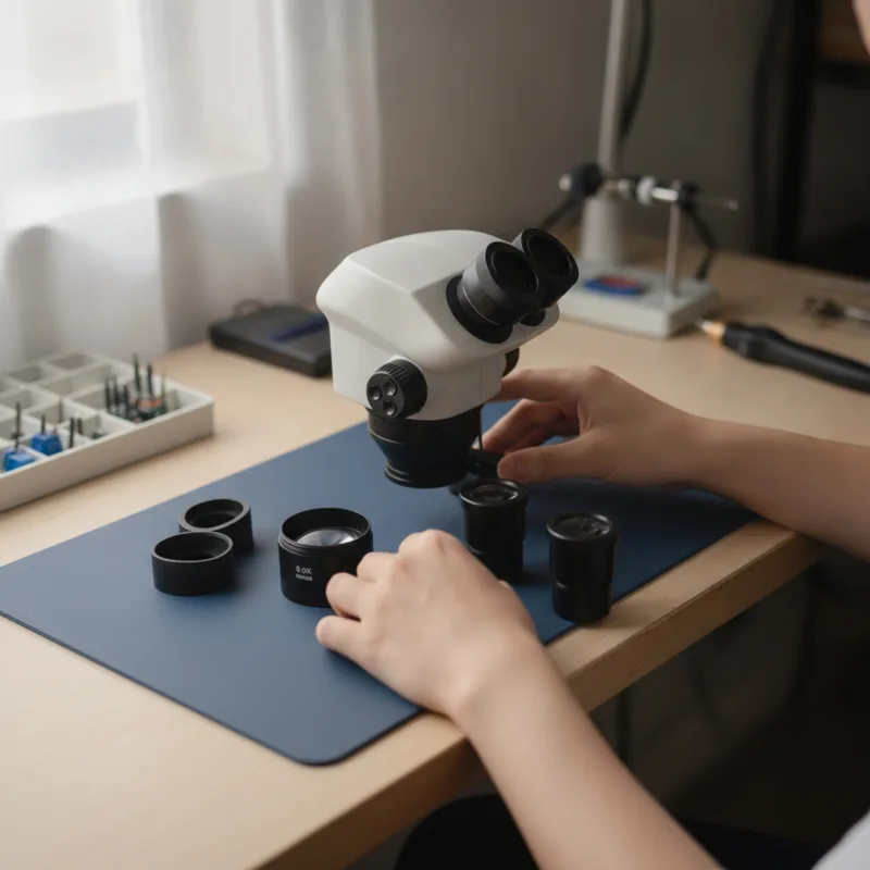 Electronics Repair Technician - Binocular Stereo Microscope Widefield Stereo Zoom