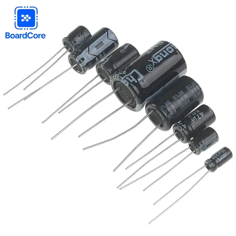 Electronics Repair Hobby - 25 Values 125PCS Electrolytic Capacitor Kit