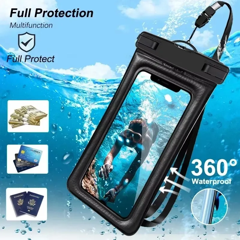 Digitizer Touch Screen - PVC Transparent Waterproof Phone Pouch Luminous