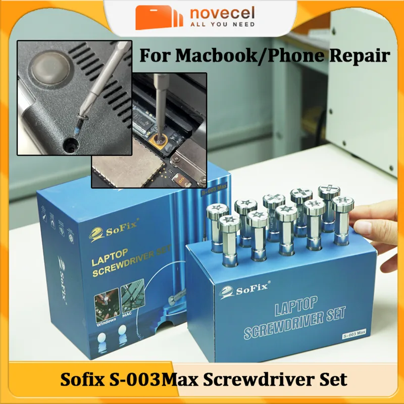 Electronics Repair Business - Sofix S-003Max Laptop Screwdriver Set For
