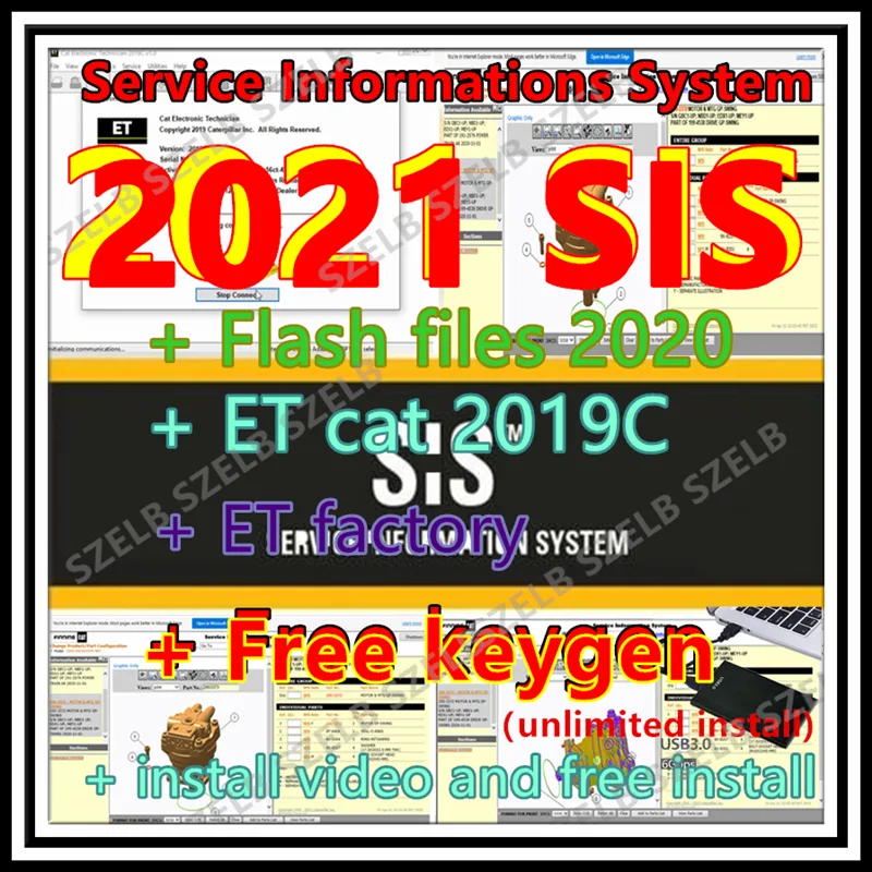 2021 SIS Software + Cat ET 201 - Electronics Repair Technician ulasan dan harga