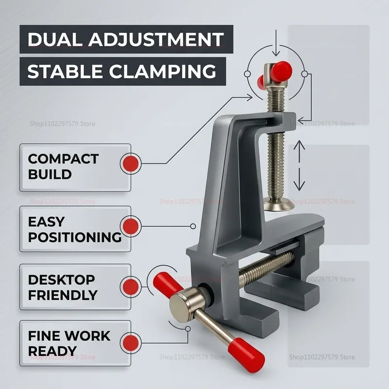 Aluminum Mini Table Bench Vice - Electronics Repair Hobby ulasan dan harga