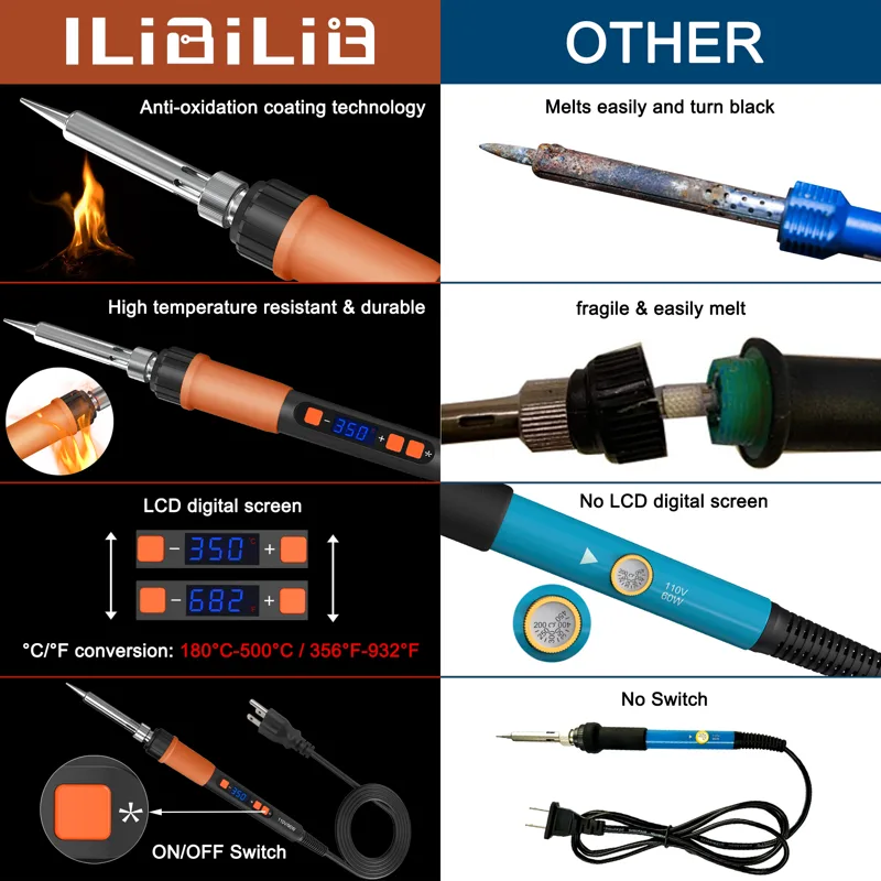 ILIBILIB Soldering Iron Kit, 9 - Electronics Repair Hobby ulasan dan harga