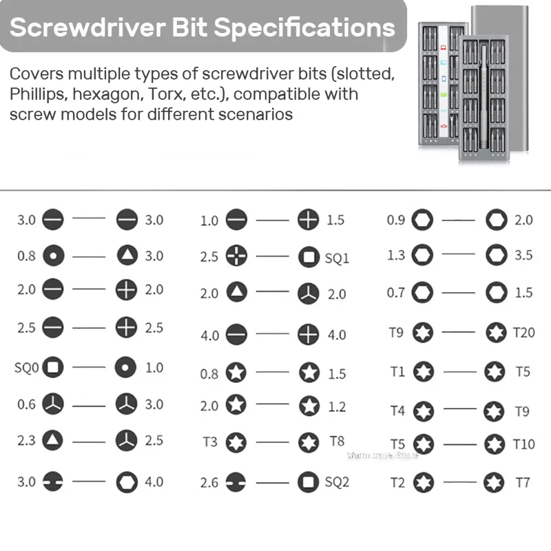 Magnetic 48 in 1 Screwdriver S - Electronics Repair Xbox ulasan dan harga