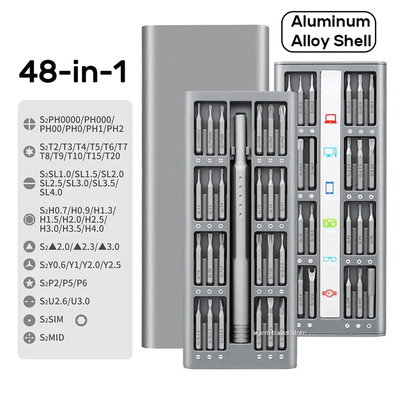 Magnetic 48 in 1 Screwdriver S - Electronics Repair Xbox ulasan dan harga