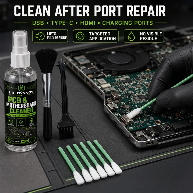 Electronic PCB Cleaner Flux Re - Electronics Repair Xbox ulasan dan harga
