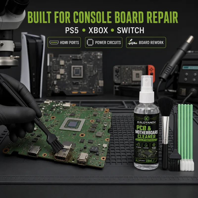 Electronic PCB Cleaner Flux Re - Electronics Repair Xbox ulasan dan harga