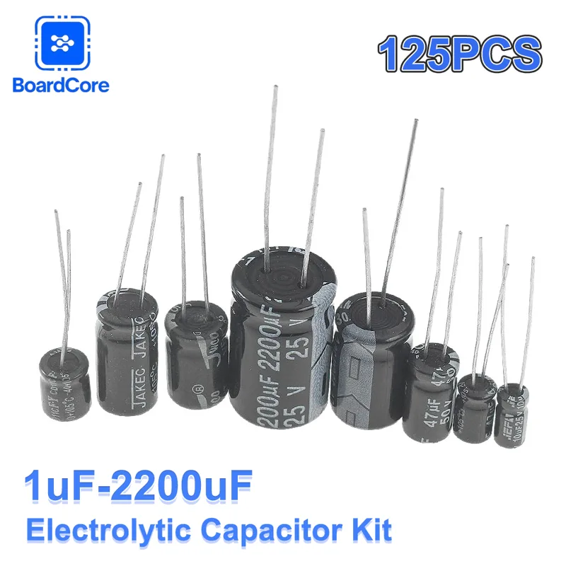 25 Values 125PCS Electrolytic  - Electronics Repair Hobby ulasan dan harga