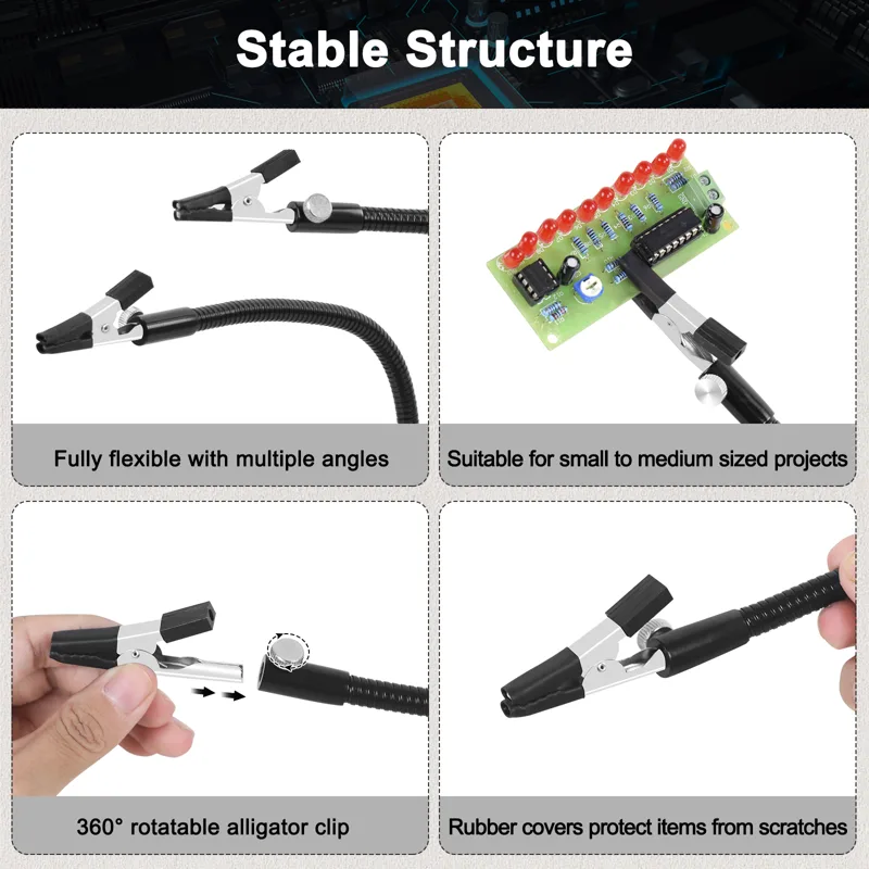 Toolour Magnetic Helping Hands - Electronics Repair Hobby ulasan dan harga